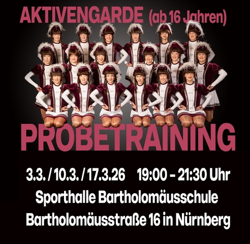 Probetraining Aktivengarde