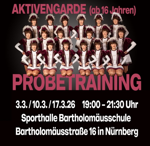 Probetraining Aktivengarde